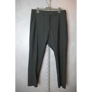 Hope Stockholm black‎ wool trousers drop crotch tapered leg 36x30